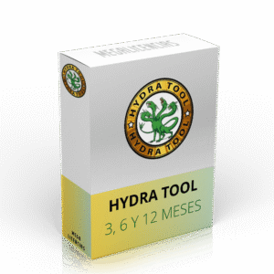 Icono o clave de licencia para Hydra Tool con opciones de duración de 3, 6 y 12 meses.