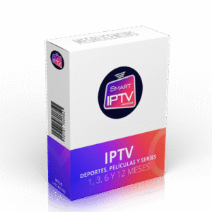 Icono o clave de licencia para IPTV con opciones de duración de 1 mes, 3 meses, 6 meses y 12 meses.